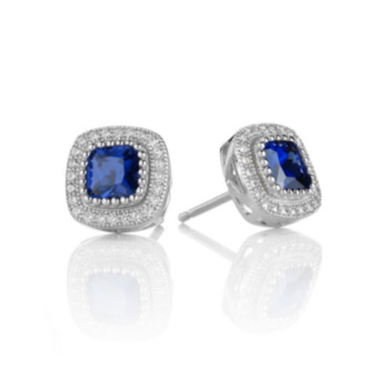 Sapphire blue beauty earrings.