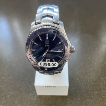 Steel Tag Heuer Calibre 5 automatic pre-loved watch