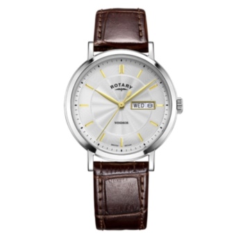 Rotary Windsor Gents watch with brown leather strap