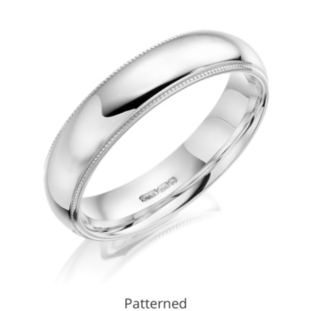 Gents Patterned wedding bands. Available in 9ct & 18ct yellow/white gold and platinum